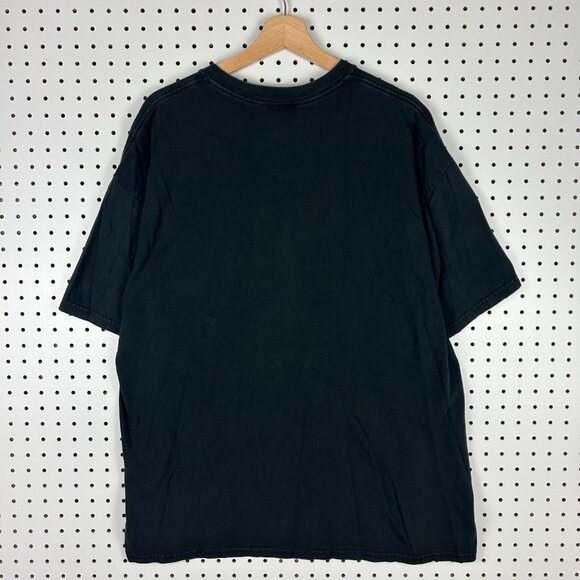 Memphis Grizzlies NBA T Shirt Size XXL Black Teal Faded Y2K Throwback Vancouver - Picture 4 of 6